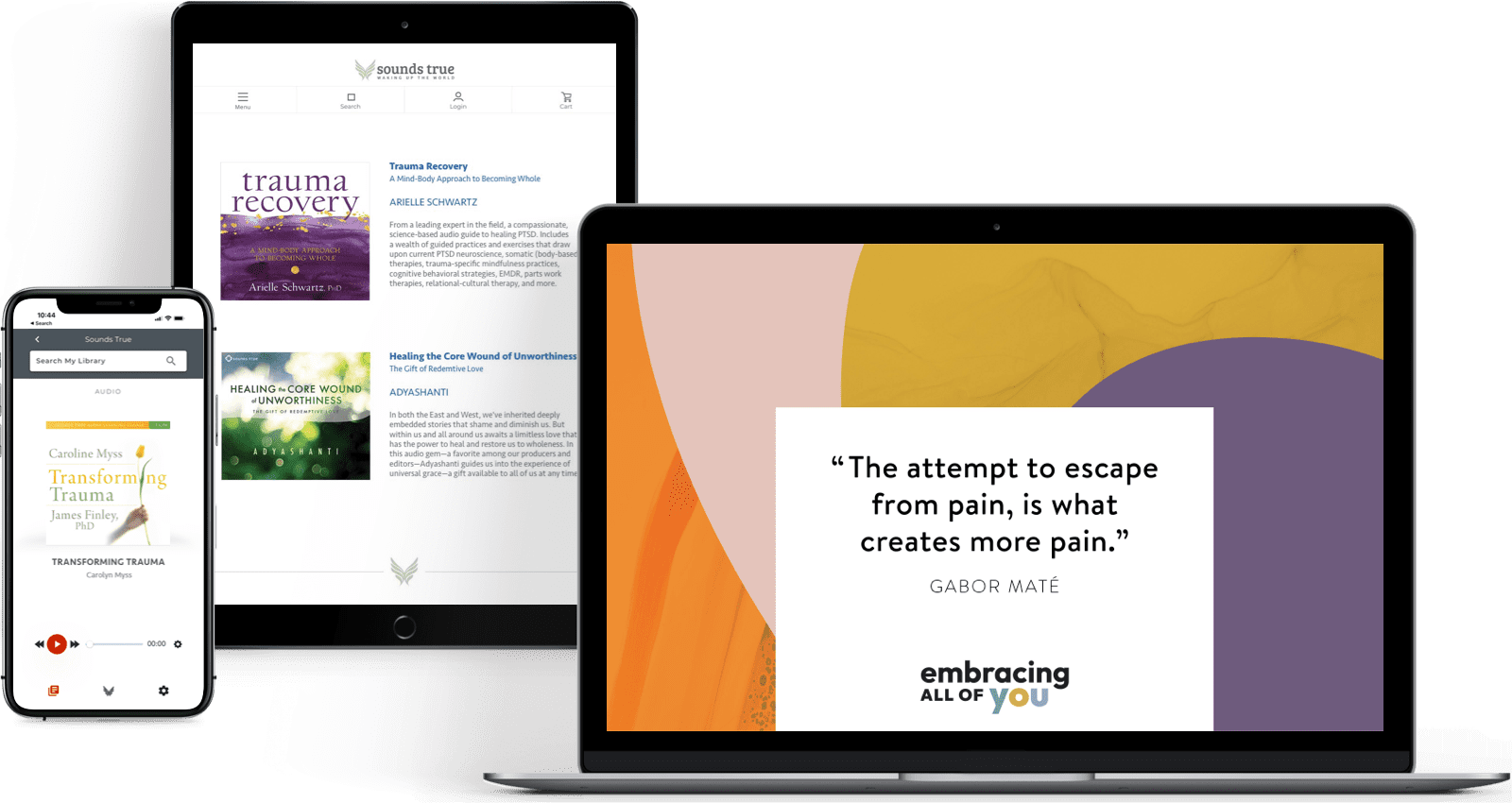 Embracing All Of You - Gabor Maté, MD and Richard Schwartz, PhD - ST