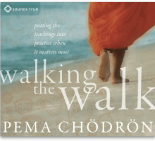 Cover of Pema Chӧdrӧn’s Walking the Walk audio program.